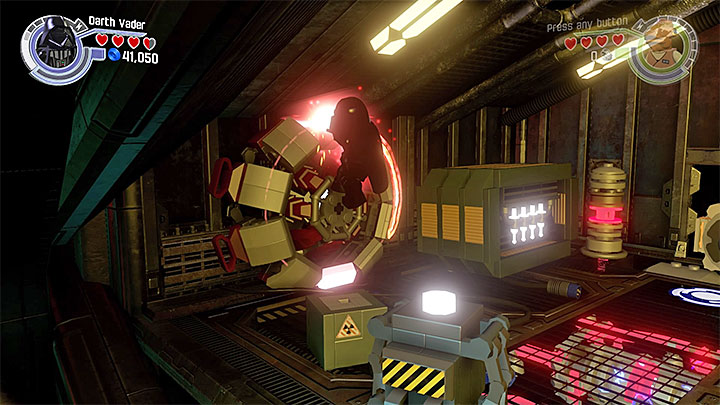 Special requirements: a character equipped with a lightsaber (like Darth Vader or Finn from further chapters) - Chapter 4 - The Eravana | Minikits and red bricks - Minikits and red LEGO bricks - LEGO Star Wars: The Force Awakens Game Guide