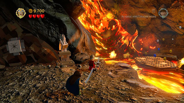 The further part of the Prologue mainly consists of platforming and some mini-games with Orc fights in the mean time - Prologue - Walkthrough - Act I - LEGO The Lord of the Rings - Game Guide and Walkthrough