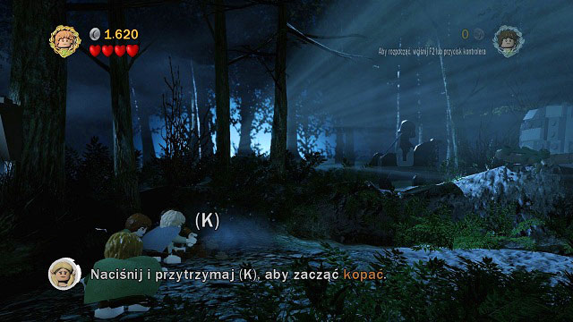 During your next meeting with the Nazgul you will have to use Sam's equipment - The Black Rider - Walkthrough - Act I - LEGO The Lord of the Rings - Game Guide and Walkthrough