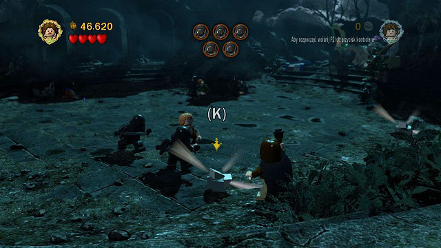 You need to obtain new torches to eliminate the enemies - Weathertop - Walkthrough - Act I - LEGO The Lord of the Rings - Game Guide and Walkthrough