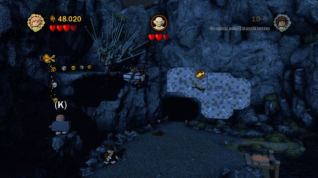 Time to build yourself a fishing rod - Taming Gollum - Walkthrough - Act II - LEGO The Lord of the Rings - Game Guide and Walkthrough