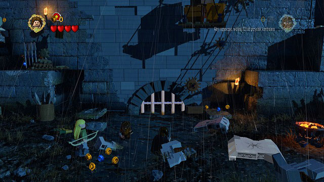 Before the real battle begins, you will have to reach the wall itself - Helm's Deep - Walkthrough - Act II - LEGO The Lord of the Rings - Game Guide and Walkthrough