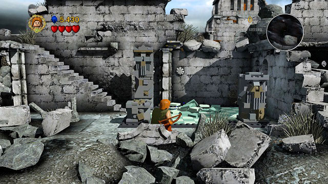 Choose Faramir and head to the right - Osgiliath - Walkthrough - Act II - LEGO The Lord of the Rings - Game Guide and Walkthrough