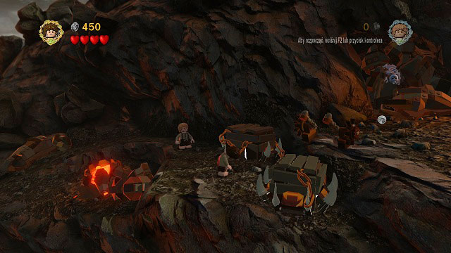 Frodo is exhausted with the travel and cannot jump or dive roll anymore - Mount Doom - Walkthrough - Act III - LEGO The Lord of the Rings - Game Guide and Walkthrough