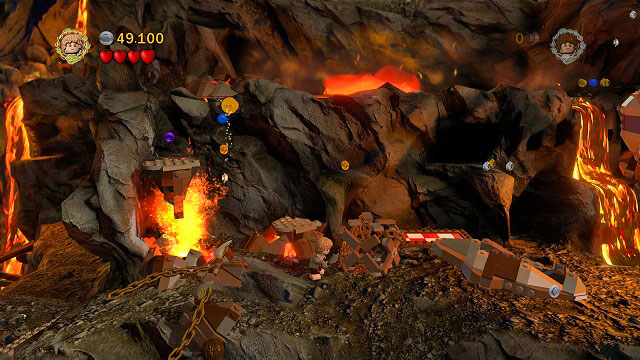 Use the elven rope on the hook and move to the right, therefore reaching another 