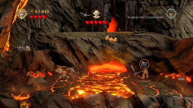 You will have to fight with Gollum once again - Mount Doom - Walkthrough - Act III - LEGO The Lord of the Rings - Game Guide and Walkthrough