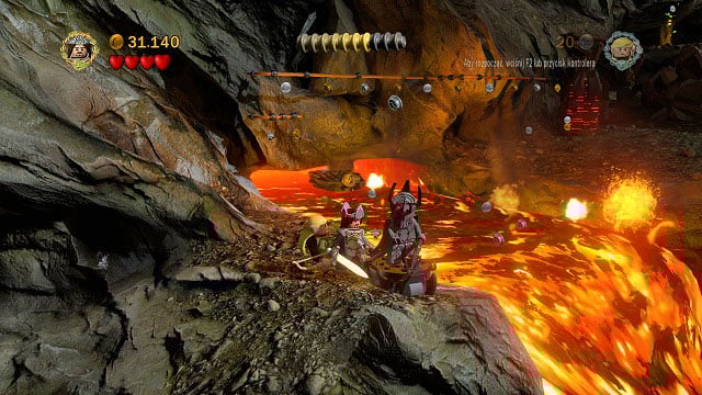 #3 - Right below the leaves which Elves can use - Prologue - Collectibles - LEGO The Lord of the Rings - Game Guide and Walkthrough