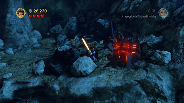 Right beside Minikit 7 you will find some LEGO Morgul bricks - Weathertop - Collectibles - LEGO The Lord of the Rings - Game Guide and Walkthrough