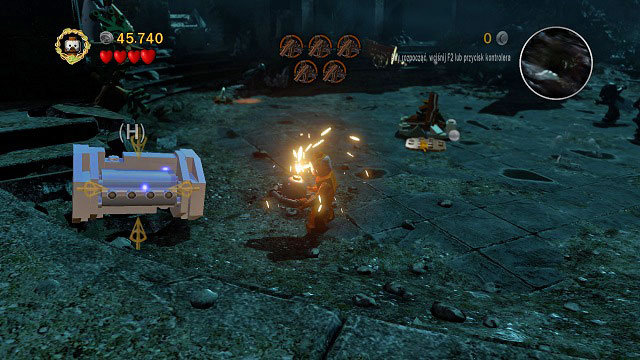 On the left side of the location you will find a mithril pillar - Weathertop - Collectibles - LEGO The Lord of the Rings - Game Guide and Walkthrough