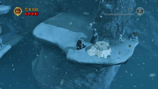 Build a ballista, cross the line with Legolas and head to the right - The Pass of Caradhras - Collectibles - LEGO The Lord of the Rings - Game Guide and Walkthrough