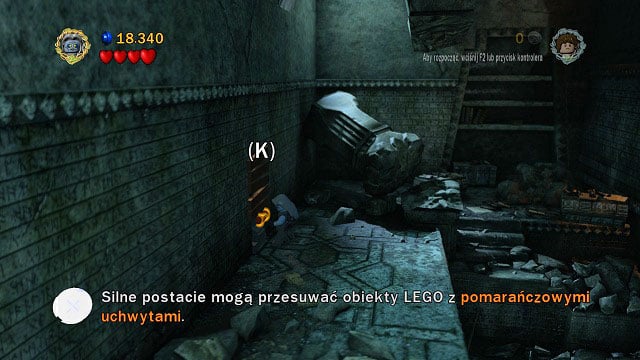 #3 - During the fight with Orcs and the Troll, in the right part of the room - The Mines of Moria - Collectibles - LEGO The Lord of the Rings - Game Guide and Walkthrough