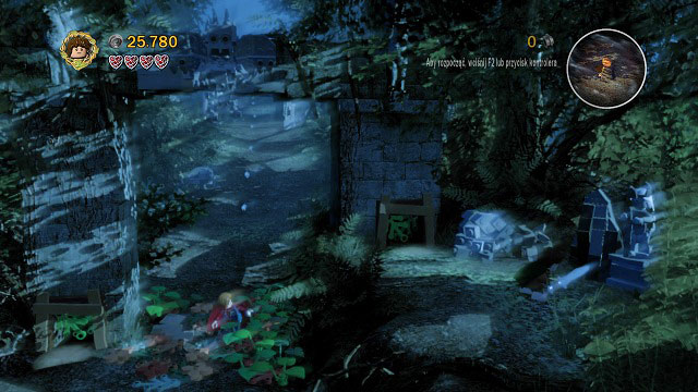 #4 - Aragorn's team; to the left of the starting position - Amon Hen - p. 1 - Collectibles - LEGO The Lord of the Rings - Game Guide and Walkthrough