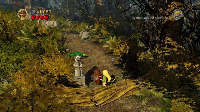 #6 - At the end of Aragorn's path, in the ruins - Amon Hen - p. 1 - Collectibles - LEGO The Lord of the Rings - Game Guide and Walkthrough