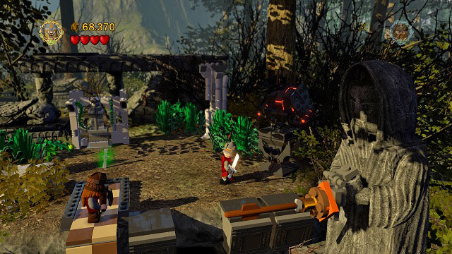 Needed: elven rope, magic - Amon Hen - p. 1 - Collectibles - LEGO The Lord of the Rings - Game Guide and Walkthrough