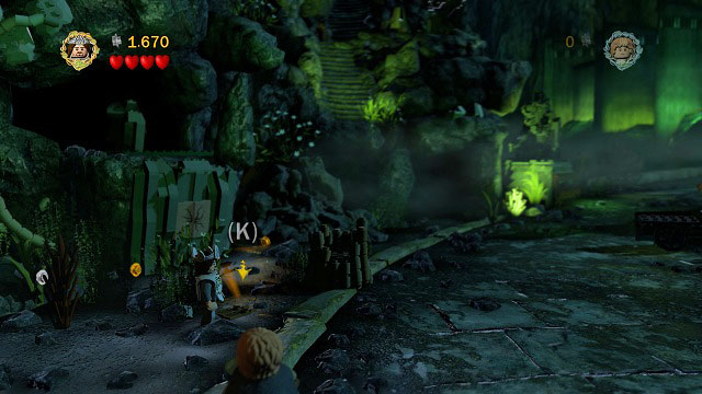 You need to search for three more item before reaching the location where the treasure is buried - Secret Stairs - Collectibles - LEGO The Lord of the Rings - Game Guide and Walkthrough