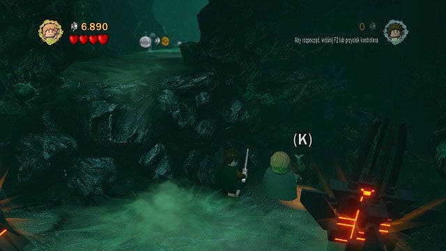 #3 In the second big cave, by the right wall - The Paths of the Dead - Collectibles - LEGO The Lord of the Rings - Game Guide and Walkthrough