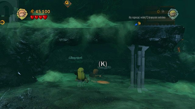 #5 In the last big cave, right beside a locked gate - The Paths of the Dead - Collectibles - LEGO The Lord of the Rings - Game Guide and Walkthrough