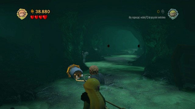 #2 After entering the room with the pillar; on the left side you will see another urn - The Paths of the Dead - Collectibles - LEGO The Lord of the Rings - Game Guide and Walkthrough