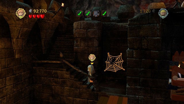 Needed: bomb, fishing - Cirith Ungol - Collectibles - LEGO The Lord of the Rings - Game Guide and Walkthrough