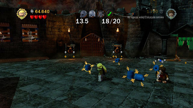 Now you will have to destroy 20 barrels in the designated time (I recommend using Legolas) to obtain the Minikit - Cirith Ungol - Collectibles - LEGO The Lord of the Rings - Game Guide and Walkthrough
