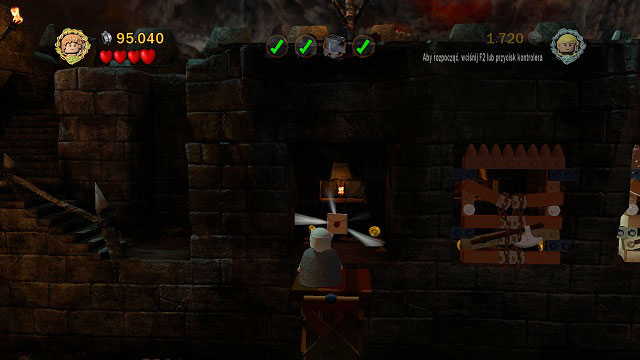 As you're pulling the pillar; the Design is behind the left boarded window - Cirith Ungol - Collectibles - LEGO The Lord of the Rings - Game Guide and Walkthrough