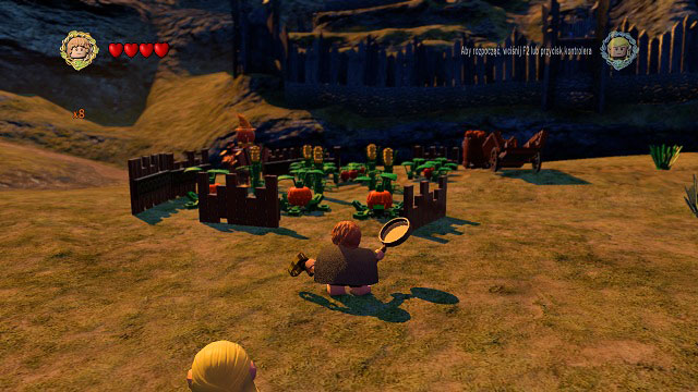 Afterwards head east of the entrance to Edoras and look for a stone tower - Edoras - Middle-Earth - LEGO The Lord of the Rings - Game Guide and Walkthrough