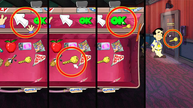 In inventory you also have few actions: see and use you already know - Advices, controls and map - Game elements - Leisure Suit Larry: Reloaded - Game Guide and Walkthrough