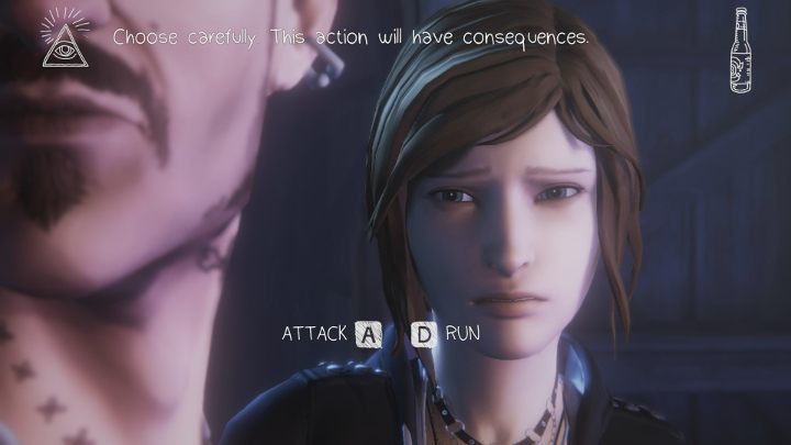 The first important choice happens right after you confront Damon - chapter 1 hereof - Important choices | Episode 1 - Awake - Episode 1 - Awake - Life Is Strange: Before the Storm Game Guide