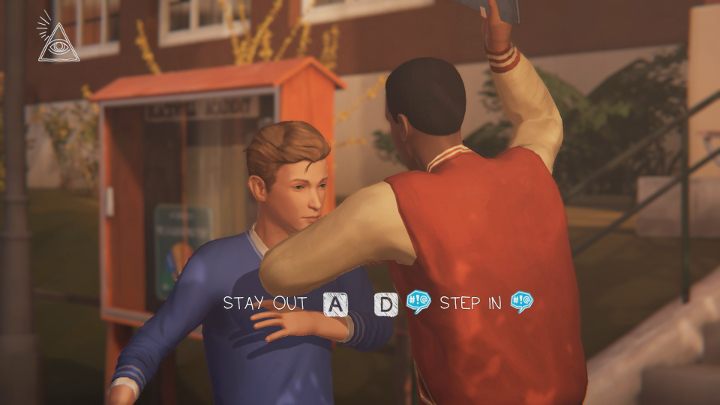 The third choice has to be made in front of the school (this Guides Chapter 3) - Important choices | Episode 1 - Awake - Episode 1 - Awake - Life Is Strange: Before the Storm Game Guide