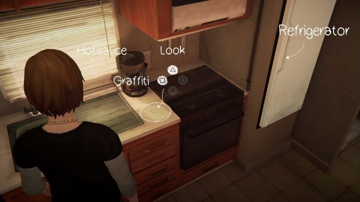 The fifth graffiti can be created in Franks trailer - Graffiti Life Is Strange: Before the Storm Episode 2 Brave New World - Episode 2 - Brave New World - Life Is Strange: Before the Storm Game Guide
