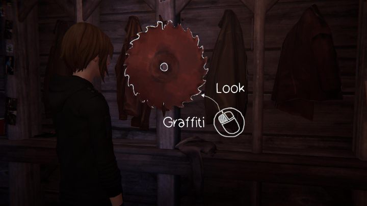 Another spot is located inside the mill, where the show is taking place - All Graffiti in Episode 1 Life Is Strange: Before The Storm - Episode 1 - Awake - Life Is Strange: Before the Storm Game Guide