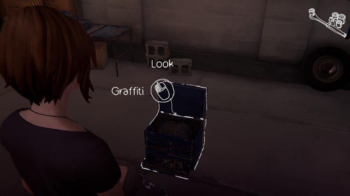 The fourth one can be written on Davids toolbox - All Graffiti in Episode 1 Life Is Strange: Before The Storm - Episode 1 - Awake - Life Is Strange: Before the Storm Game Guide