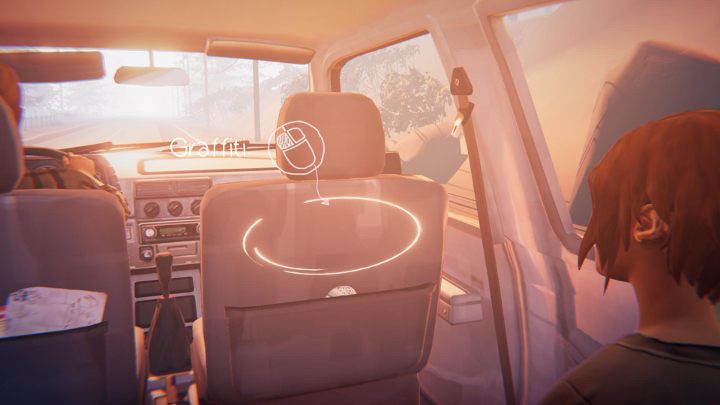 After taking the marker, you can write a tag - All Graffiti in Episode 1 Life Is Strange: Before The Storm - Episode 1 - Awake - Life Is Strange: Before the Storm Game Guide