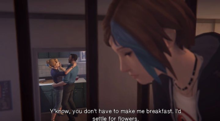 Joyce and David are in the kitchen - Chapter 2 | Episode 3 - Hell is Empty - Episode 3 - Hell is Empty - Life Is Strange: Before the Storm Game Guide