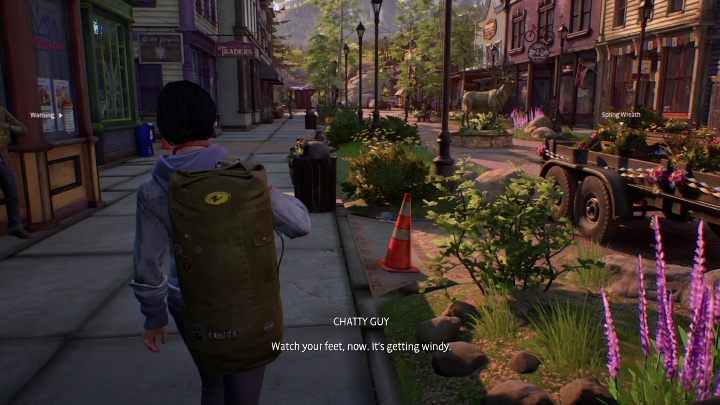 You and your brother with his bouquet will go to the city - Life is Strange True Colors: Meeting brother, visiting the city - walkthrough - Life is Strange True Colors: Chapter 1 Side A - Life is Strange True Colors Guide