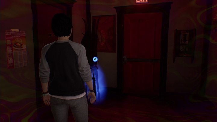 You'll find the umbrella by the door underneath the "EXIT" sign - Life is Strange True Colors: Chapter 2, Memories - list - Life is Strange True Colors: Memories - Life is Strange True Colors Guide