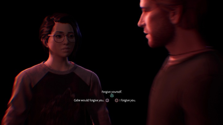 You can calm Ryan down by selecting the "Gabe would forgive you" dialogue option - Life is Strange True Colors: Ryan and the final farewell - walkthrough - Life is Strange True Colors: Chapter 2 Lanterns - Life is Strange True Colors Guide