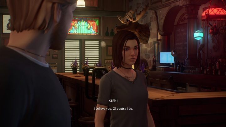 Steph will trust you and stand by your side as long as you have given her the rose before - Life is Strange True Colors: Confessing the truth - walkthrough - Life is Strange True Colors: Chapter 5 Side B - Life is Strange True Colors Guide