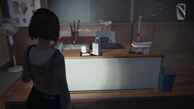 The second item, sugar, is in the chemistry lab - Life is Strange: Chaos Theory, Chapter 2 - Walkthrough - Life is Strange Game Guide & Walkthrough