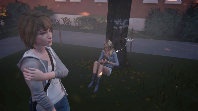 The fourth decision is associated with the event shown in the second chapter of this episode - Life is Strange: Out of Time - decisions - Choices and decisions - Life is Strange Game Guide & Walkthrough