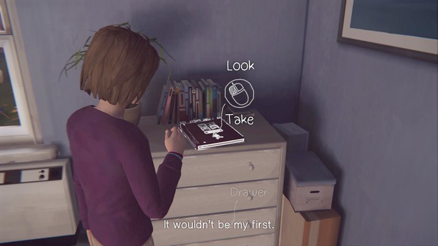 After a short conversation Chloe will ask you to watch some old photos with her - Life is Strange: Dark Room, Chapter 1 - Walkthrough - Life is Strange Game Guide & Walkthrough