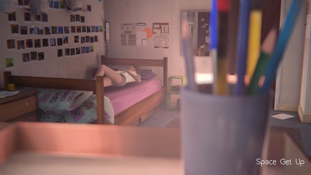 To wake up, you must mouse over the circle titled Snooze and then press and drag the cursor outside the circle - Life is Strange: Out of Time, Chapter 1 - Walkthrough - Life is Strange Game Guide & Walkthrough