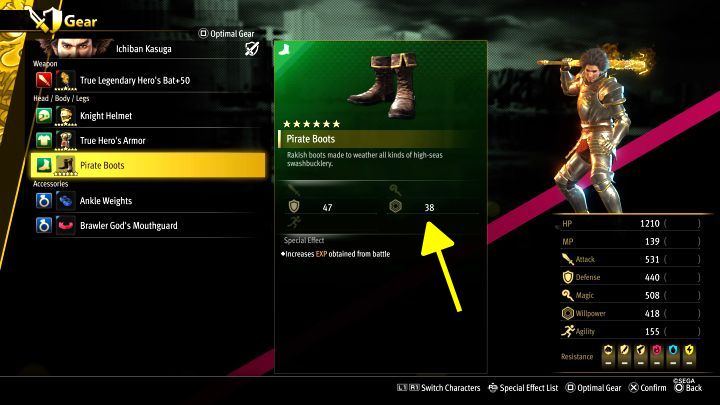 2 - Infinite Wealth: How do Willpower and other statistics work? - FAQ - Like a Dragon Infinite Wealth Guide