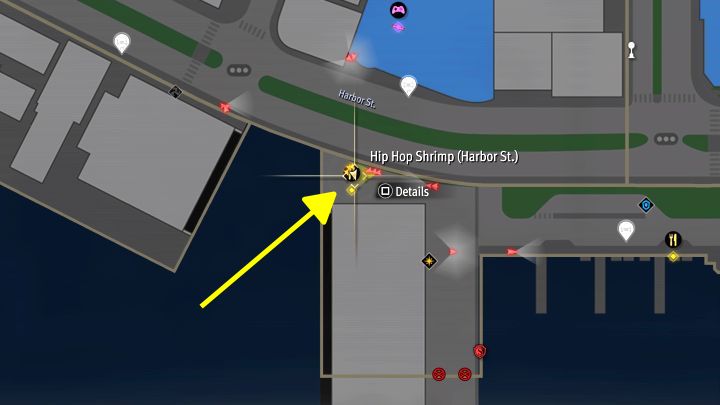 The titular food truck is parked on Harbor St - Infinite Wealth: All Photo Rally in Cultural District and Harbor Park - Photos for Photo Rally - Like a Dragon Infinite Wealth Guide