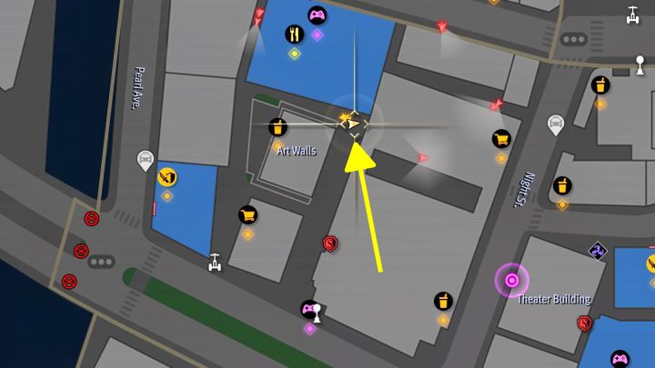 You need to photograph a large mural depicting a bird in Art Walls in Cultural District - Infinite Wealth: All Photo Rally in Cultural District and Harbor Park - Photos for Photo Rally - Like a Dragon Infinite Wealth Guide