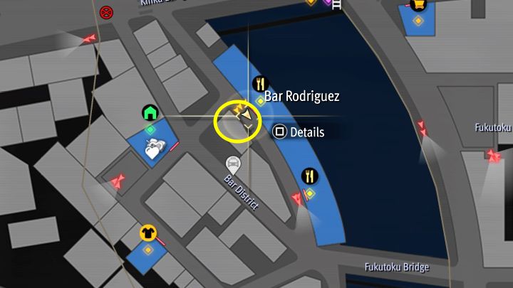 The venue in question is in the central part of Bar District, across the street from Bar Rodriguez - Infinite Wealth: Photo Rally in Bar District in Yokohama - Photos for Photo Rally - Like a Dragon Infinite Wealth Guide