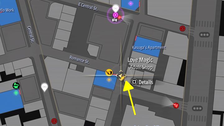 Look for the building south of Kasuga's apartment on Romance St - Infinite Wealth: Photo Rally in Downtown Yokohama - Photos for Photo Rally - Like a Dragon Infinite Wealth Guide