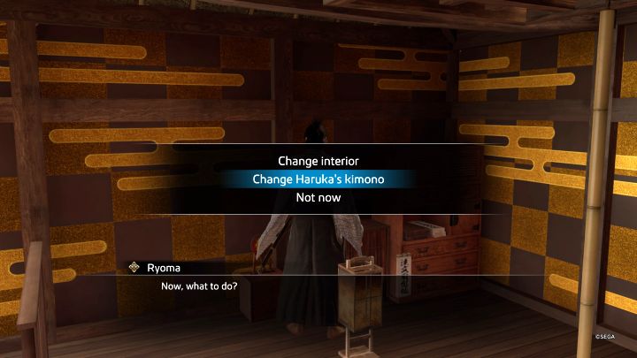 Old designs are not lost - you can equip any kimono you want - Like a Dragon Ishin: How to change outfits (Ryoma and Haruka)? - Ryoma and character development - Like a Dragon Ishin Guide