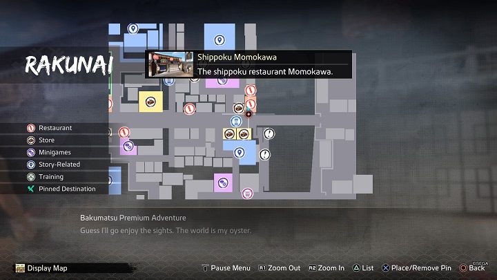 The Momokawa Brothers are located in the eastern part of the Rakunai district on East Shijo Street in the Shippoku Momokawa restaurant - Like a Dragon Ishin: Friendships - Shops - Secrets and activities - Like a Dragon Ishin Guide