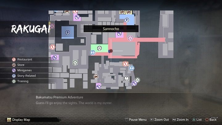 You can find Sword Nut in eastern Rakugai, on Sannocho street east of Scarecrow Chateau and not far from the gate to Mukurogai - Like a Dragon Ishin: Bonds - Secrets and activities - Like a Dragon Ishin Guide